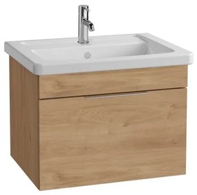 Kúpeľňová skrinka s umývadlom VitrA Mia 64,5x49,5x43,5 cm dub MIA6049D