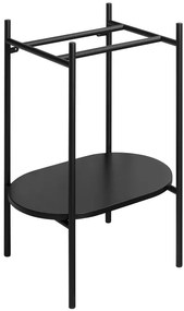 Sapho Sapho, PUNO podstavec pod umývadlo 550x795x396mm, čierna, SKA590-2