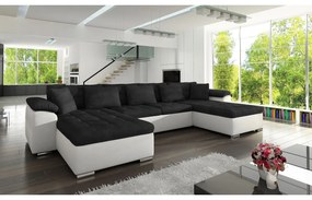 Rohová sedacia súprava Wicenza, Dostupné poťahy: ekokoža Soft 066 + Lawa 02