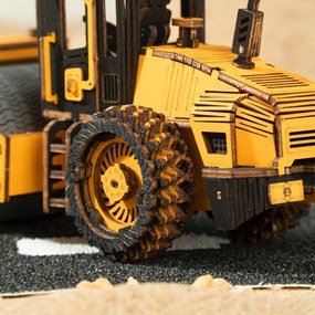 Robotime Rokr 3D dřevěné puzzle Silniční válec 149 ks