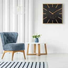 Štýlové drevené nástenné hodiny 60 cm