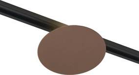 Moderné bronzové stropné svietidlo pre 1-fázový koľajnicový systém 2-svetlá - Iconic Pulley