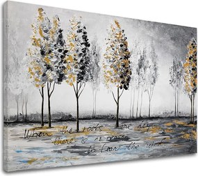Obraz na plátne STROMY 1 dielny XOBAM036E1