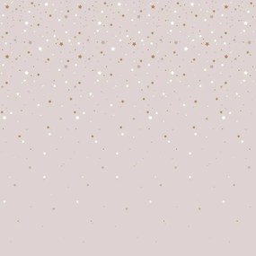 Tapeta hviezdy z neba púdrovo ružová 280×50 cm