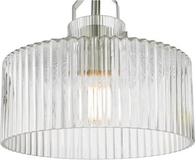 Där Lighting LEN4846 - Prisadený luster LENKA 1xE27/60W/230V matný chróm