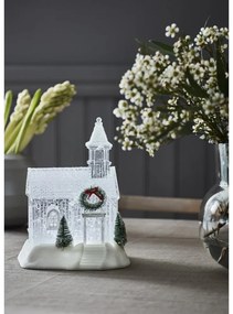 Biela vianočná svetelná dekorácia Chapelle – Markslöjd