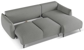 Svetlosivá rohová pohovka (pravý roh) Malie – Makamii