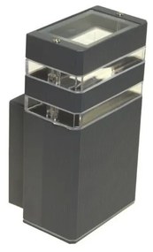Vonkajšie nástenné svietidlo SANTA 1xGU10/30W/230V IP54 antracit