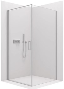Cerano Porte, 1-krídlový sprchovací kút 100x70 cm, 8mm číre sklo, chrómový profil, CER-CER-413519