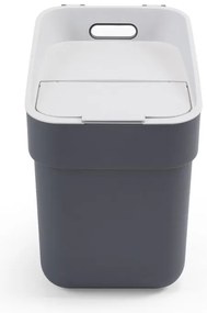 Tmavosivý odpadkový kôš na triedený odpad z recyklovaného plastu 20 l Ready To Collect – Curver