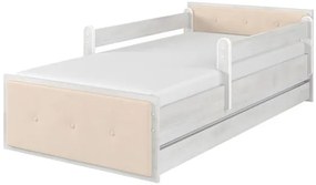 Raj posteli Detská čalúnená posteľ MAX XL " béžová " borovica nórska