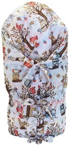 INTERMEDIC SK | Obliečka na zavinovačku Lesík 120x37 cm – 100 % bavlna, šnurovanie, lesný motív