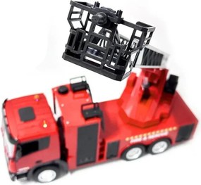 Hasičské auto Výsuvný rebrík Vodný sprej Huina 1:18
