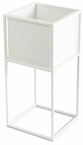Stojan na kvety Lea 50 cm biely