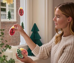 LED dekorácie na okno