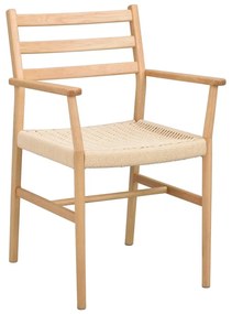 Jedálenská stolička v prírodnej farbe Harlan – Rowico