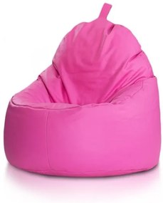 Sedací vak Yoko ekokoža / polyester TiaHome - ružová