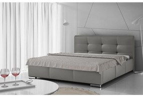 Posteľ Landron, Rozmer postele: 140x200, Dostupné poťahy: ekokoža Soft 010