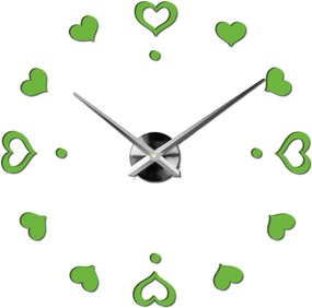 SENTOP | Nástenné hodiny ako obraz moderné hodiny vyrobené z plastu 12S046-S-Wall clock HEU- analógové