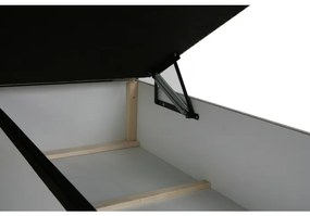 Čalúnená posteľ boxspring 180x200 SAMANTA - modrozelená