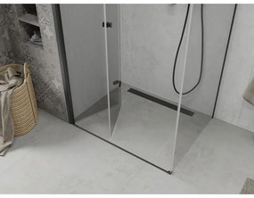 Mexen Lima sprchovací kút 120x70 cm, priehľadná, čierna, 856-120-070-70-00