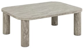 Konferenční stolek Solano 100 cm šedý mramor