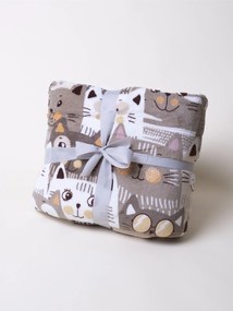 Baránková deka mikroplyš Exclusive 150 × 200 cm – Mačacia invázia