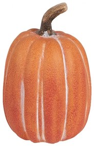 Oranžová keramická dekorácia tekvice Pumpkin - 12*17 cm