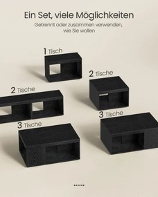 Set troch konferenčných stolíkov LCT301B01