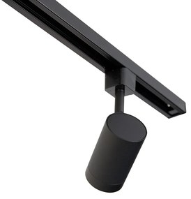 Moderný 1-fázový koľajnicový systém s 4 čiernymi bodovými svetlami - Iconic Jeana