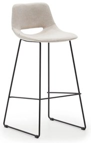Béžová barová stolička (výška sedadla 76 cm) Zahara – Kave Home