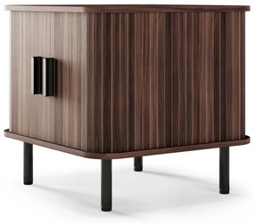 Noční stolek Gliss 58 cm ořech tmavý