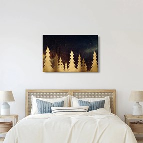 Obraz - Zlatá noc (90x60 cm)