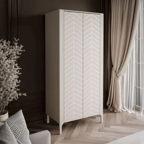 DVOJDVEROVÁ ŠATNÍKOVÁ SKRIŇA SALOME KAŠMÍR 90 cm