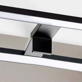 Aigostar - LED osvetlenie zrkadla do kúpeľne LED/8W/230V 4000K 40 cm IP44 čierne