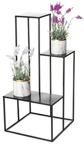 Stojan na kvety KASKADA 85x40 cm čierna
