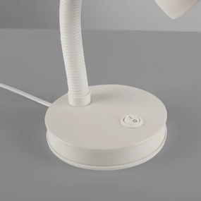 JUST LIGHT. 11080-16 - Flexibilná stolná lampa FLEXI 1xE27/25W/230V biela