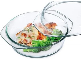 SIMAX Pekáč sklenený okrúhly s vekom 3,7l (2,50 / 1,20) 1861766186