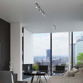 Bodové svietidlo Ring, 2x chrómové kovové tienidlo, (možnosť polohovania)