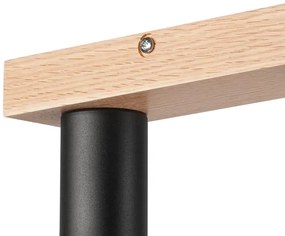 Prisadený luster VITO OAK 2xE27/60W/230V dub