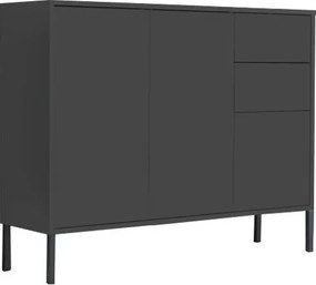 XXXLutz KOMODA, antracitová, 105,5/86/33 cm MID.YOU - Komody - 001067012701