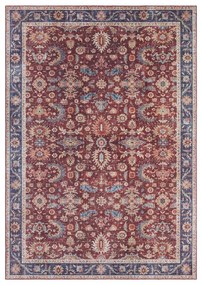 Vínovočervený koberec Nouristan Vivana, 80 x 150 cm