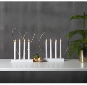 Eglo 410978 - Vianočný svietnik GLOSSY HEART 4xE10/3W/230V