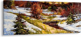 Obraz - Príchod jari (120x50 cm)