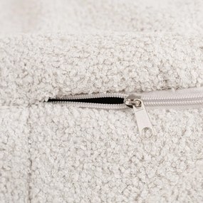 Kreslo medvedík krémový baranček