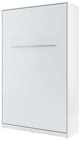 Sklápacia posteľ Concord Pro I, Farby: biely / biely lesk, Rozmer postele: 120x200