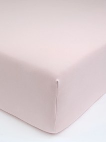 Jersey plachta s elastanom Deluxe 160 × 200 cm – púdrová