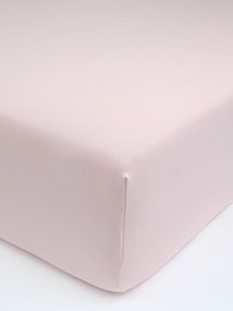 Jersey plachta s elastanom Deluxe 220 × 200 cm – pudrová