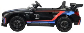 RAMIZ ELEKTRICKÉ AUTÍČKO BMW M6 GT3 NELAKOVANÉ - ČIERNE - 2x45W - 12V / 7Ah  - 2023