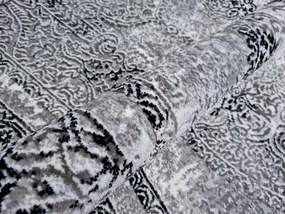 DC Koberec Exclusive 249 sivá čierna Rozmer: 140×190 cm